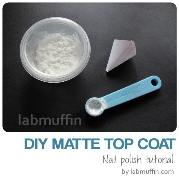 How does matte top coat work, and DIY matte top coat recipe Lab