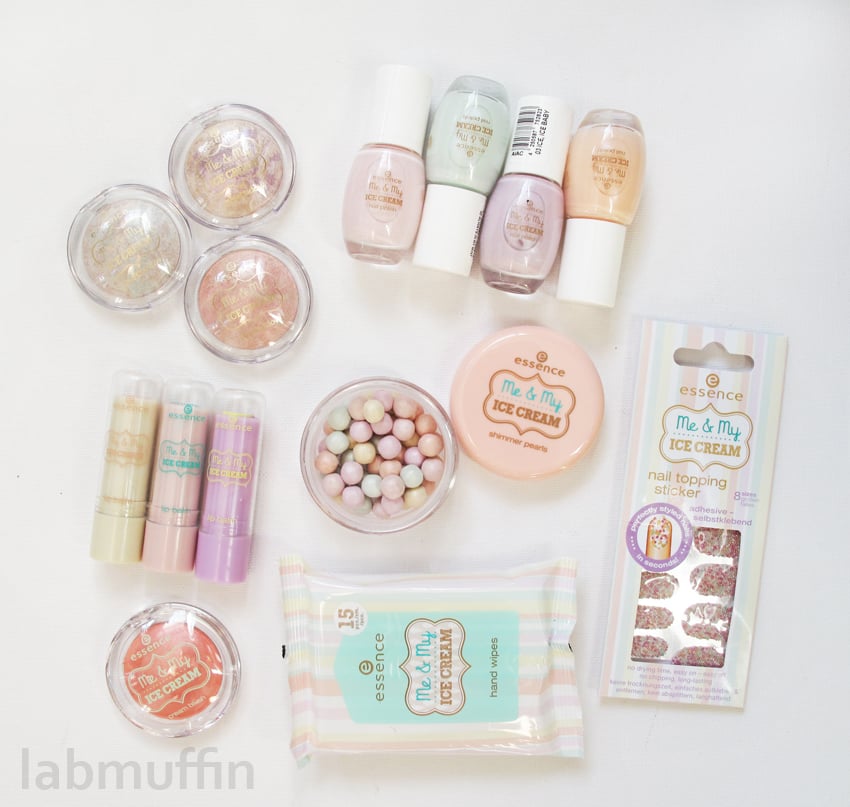 Essence Me & My Ice Cream collection: swatches and review