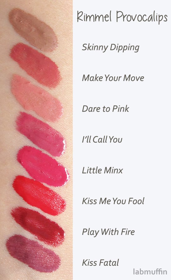 dare to pink rimmel provocalips