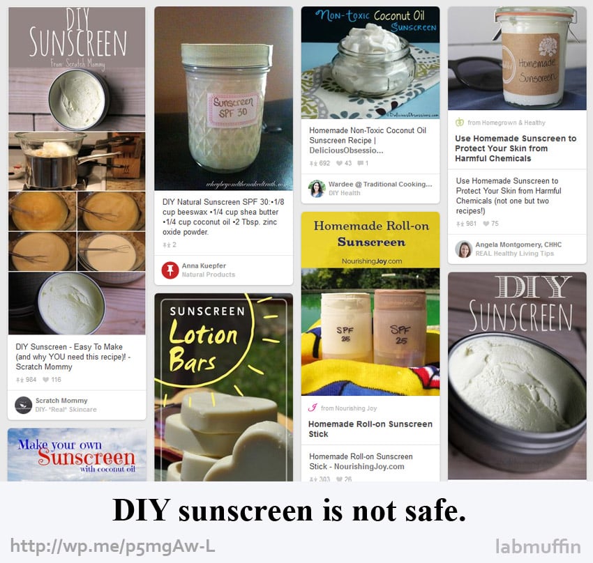 diy sunscreen at home