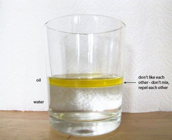 water-oil