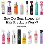 How do heat protectant hair products work?