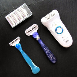 Hair Removal Finds: Braun Silk-Epil, Her Shave Club, Gillette Swirl