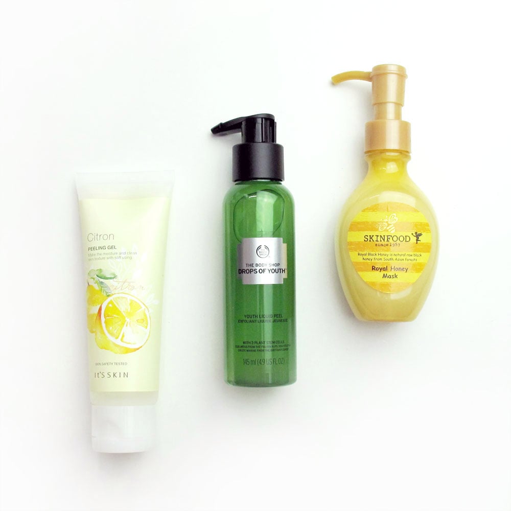 Peeling Gel Reviews: It's Skin, The Body Shop, Skinfood