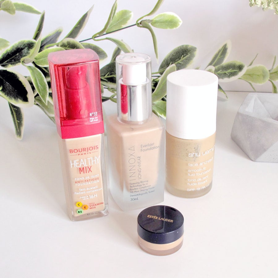 Foundation reviews: Shu Uemura, Estee Lauder, Bourjois, Innoxa