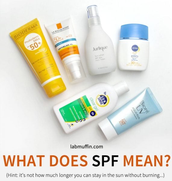 What Does SPF Mean? The Science of Sunscreen Lab Muffin Beauty Science