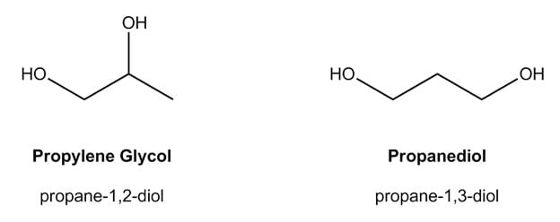 propylene glycol structure