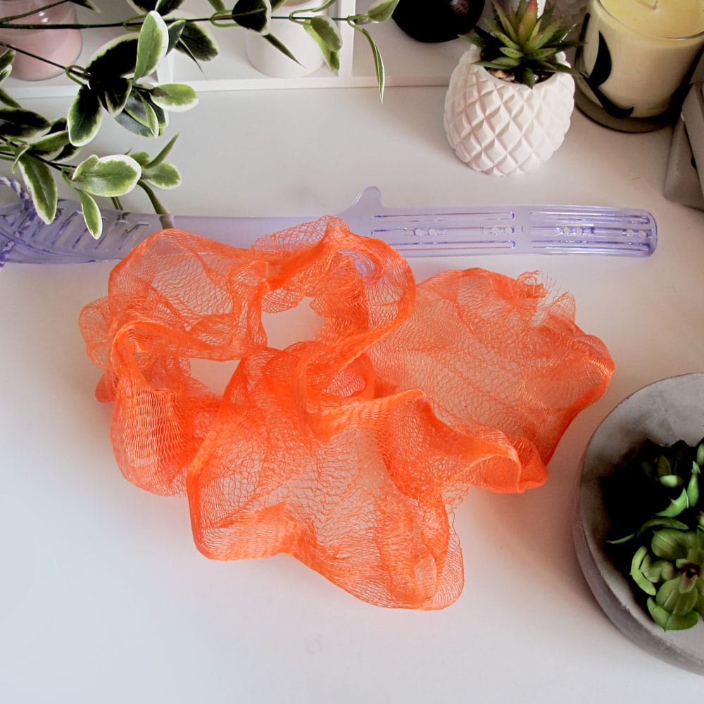 DIY QuickDry Scrunchable Shower Sponge on a Stick Lab Muffin Beauty