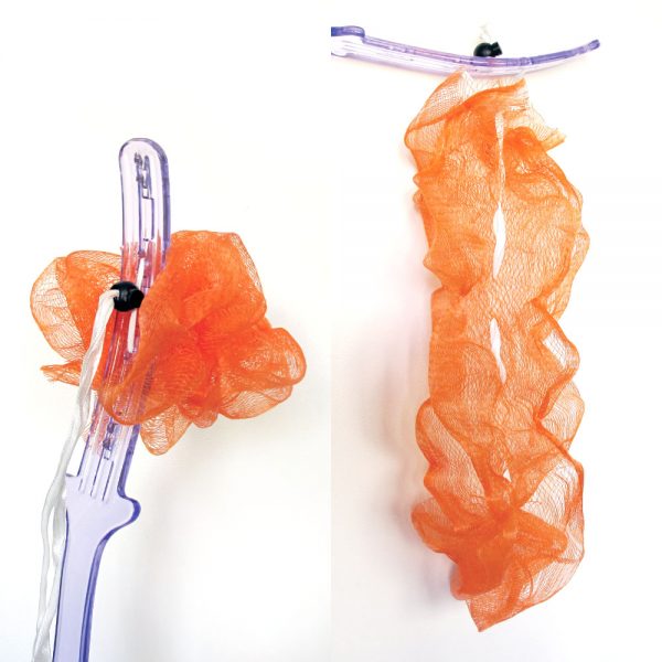 DIY QuickDry Scrunchable Shower Sponge on a Stick Lab Muffin Beauty