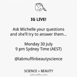 Instagram Live - Tomorrow (Monday) at 9 pm AEST
