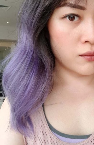 Bleach store purple hair