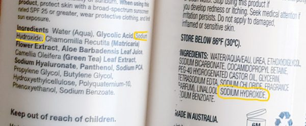 Is Sodium Hydroxide Safe in Beauty Products?