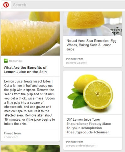 DIY Lemon Skincare Recipes Pinterest