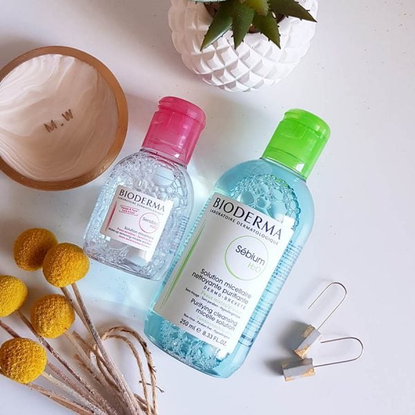 Bioderma Micellar Water: Sensibio and Sebium H2O