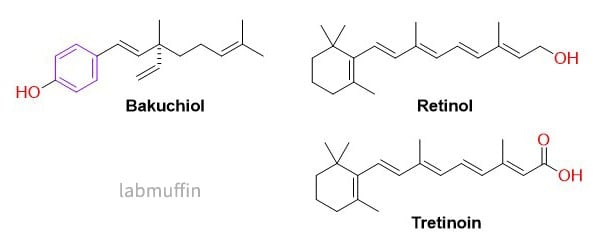 bakuchiol retinoid structures