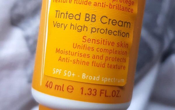 Bioderma BB cream with SPF 50+: cosmetic sunscreen without listing number