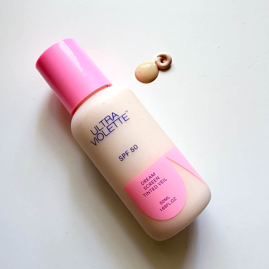 mixing sunscreen with foundation