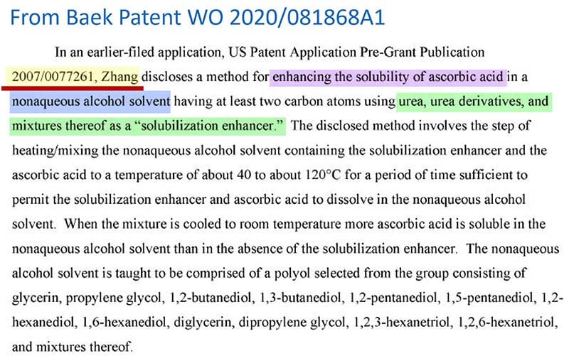 Baek Patent Zhang Reference