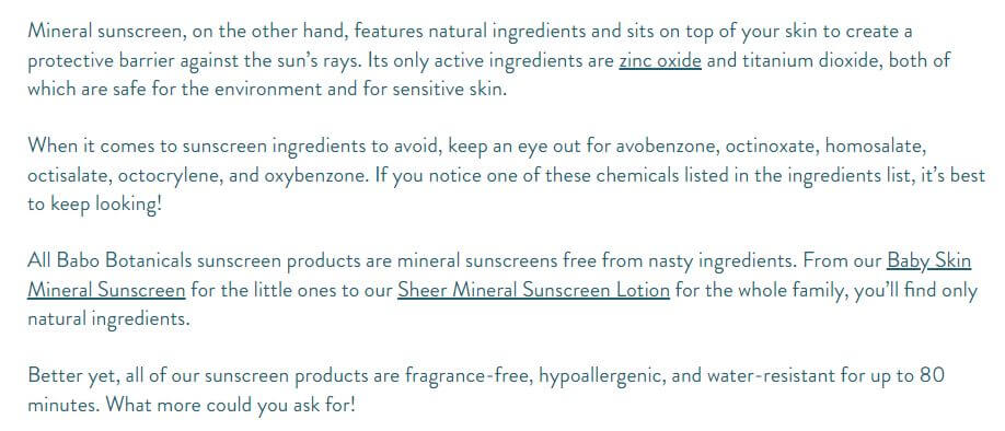 SPF Boosters: Hidden chemical sunscreens in “mineral sunscreens” | Lab ...