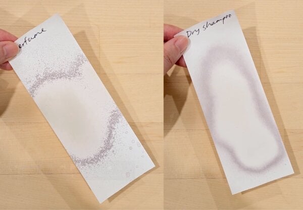 grey perfume dry shampoo receipts