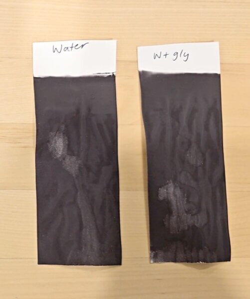water glycerin receipts