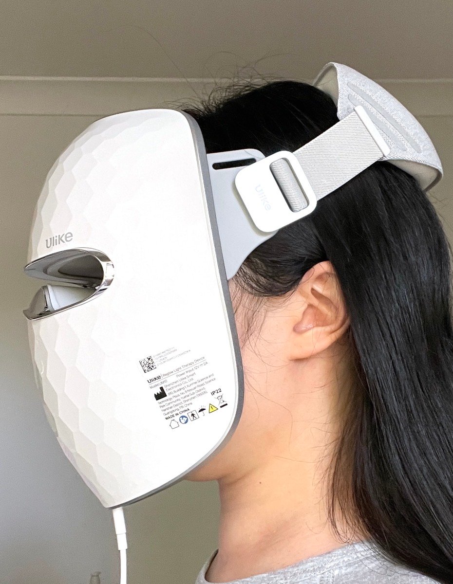 ulike reglow mask side wearing