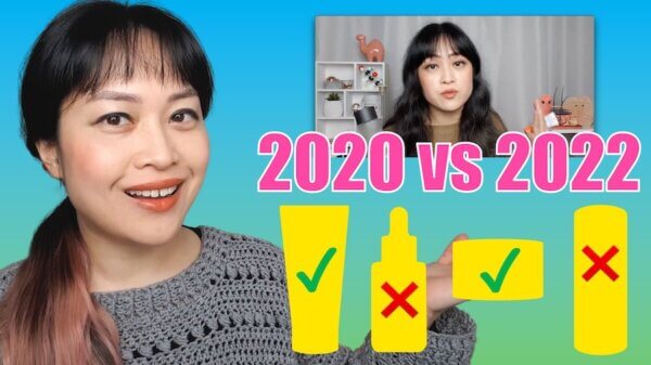 skincare routine 2022 thumbnail