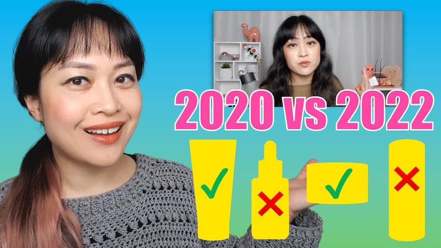 skincare routine 2022 thumbnail